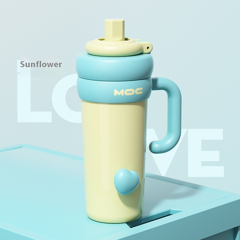 316 Cup With Tea Infuser Girls Large Capacity Cup With Straw