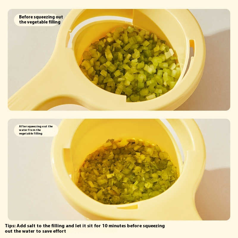 Vegetable Stuffing Water Squeezer Household Dumpling Stuffing Vegetable Pressing Gadget