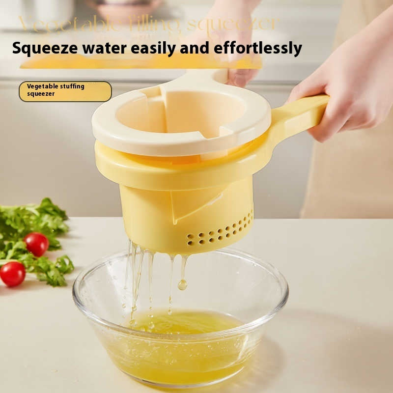 Vegetable Stuffing Water Squeezer Household Dumpling Stuffing Vegetable Pressing Gadget